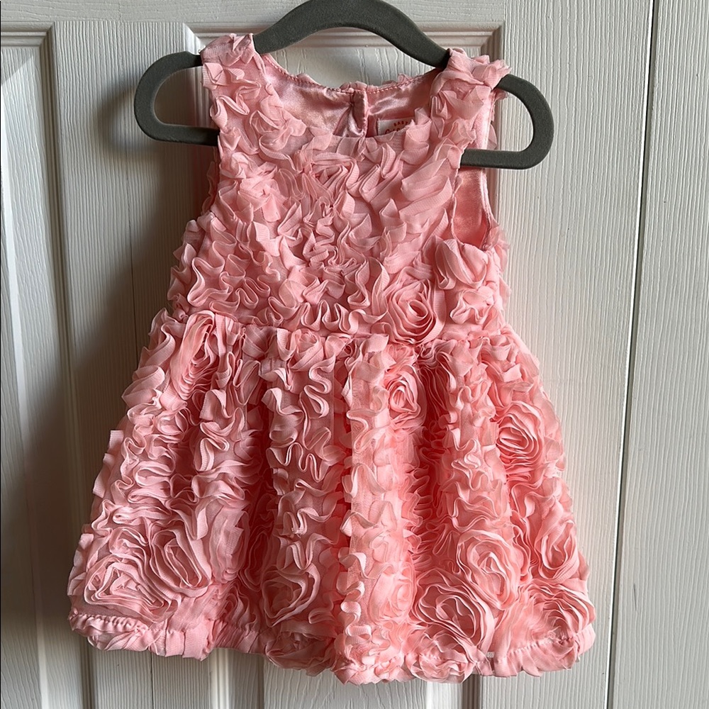 Pink Ruffled Kids Dress